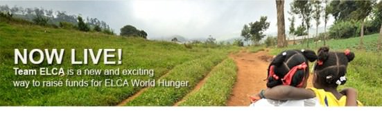 NOW LIVE! Team ELCA is a new and exciting way to raise funds for world hunger.